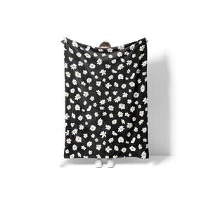 Daisy Throw Blanket, 320GSM Flannel Blankets (Daisy 60"x50")